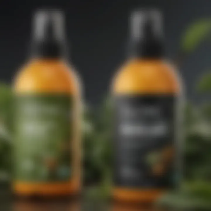 Close-up of active ingredients on a product label