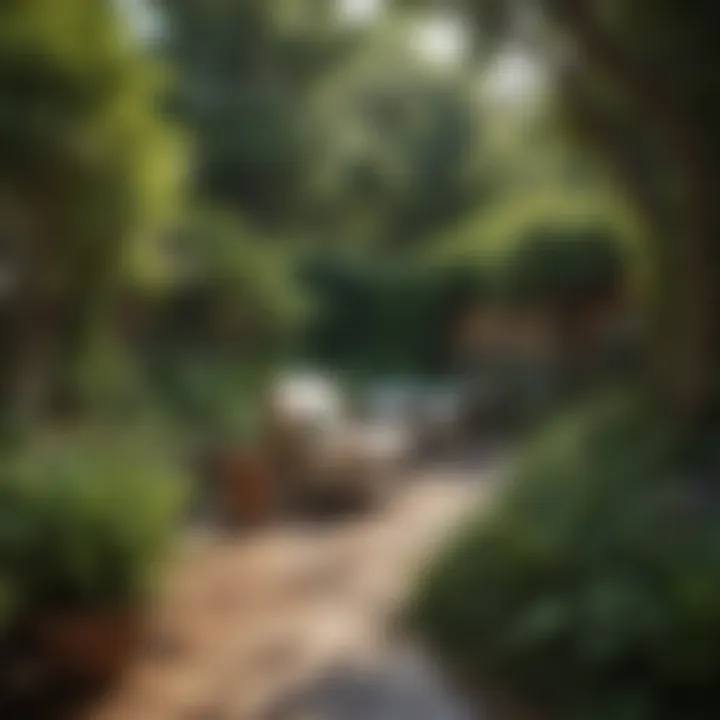 A serene outdoor space free from pests