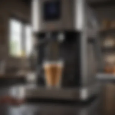 Advanced Brewing Technology Elegant coffee maker showcasing advanced brewing technology