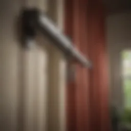 Essential tools for hanging curtain rods