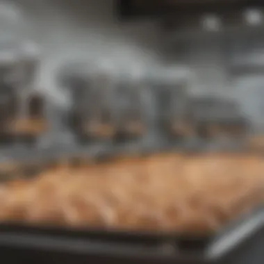 Various types of large mixers displayed in a commercial kitchen.