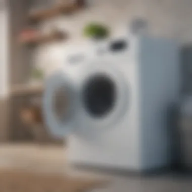 Washing Machine Featuring Bleach Dispenser Washing machine with bleach dispenser