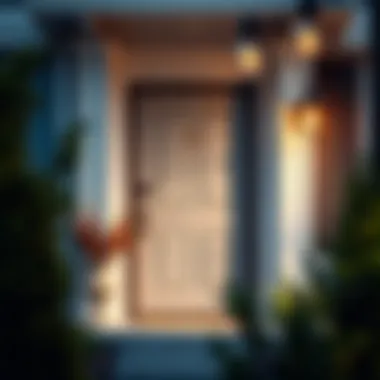 Energy Efficiency in Front Door Design Welcoming front door integrated with energy-efficient elements.