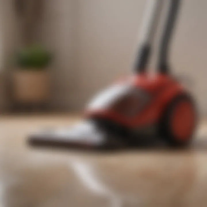 A modern vacuum cleaner showcasing advanced technology and sleek design