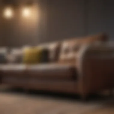 Variety of materials used in sectional sofas