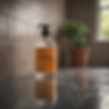 Natural cleaning supplies for home hygiene