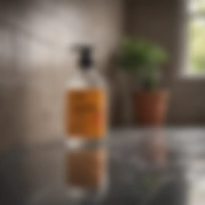 Natural cleaning supplies for home hygiene