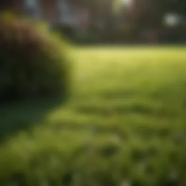 The Results of Effective Lawn Aeration Healthy lawn demonstrating benefits of aeration