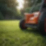 Lawn aeration tools ready for use