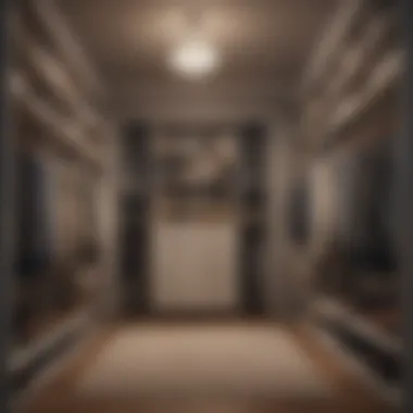 Visual representation of measuring techniques for closets