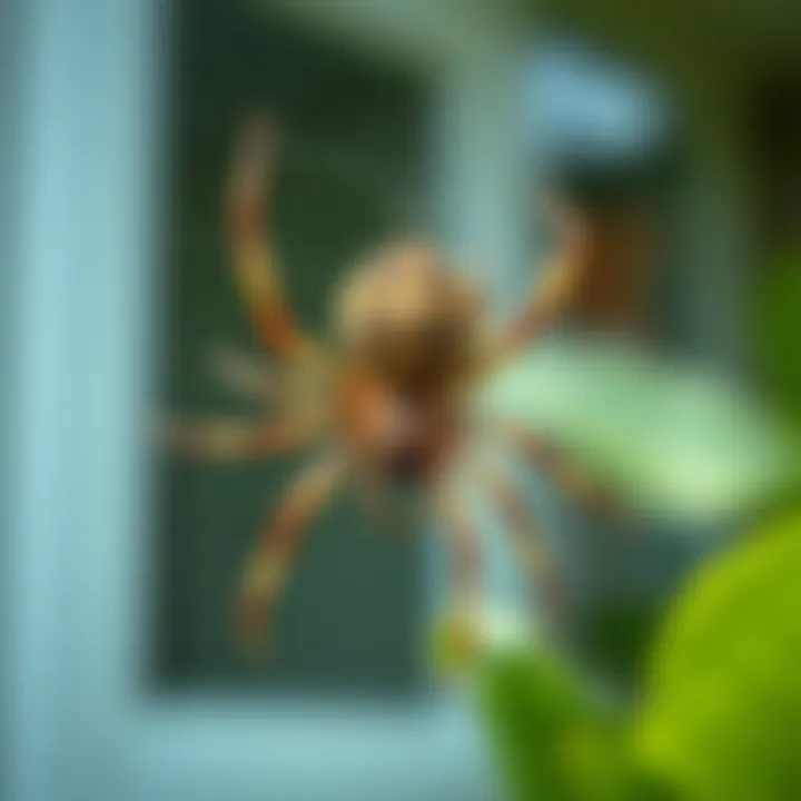 Different species of spiders commonly found on home exteriors