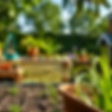 A neatly maintained garden with minimal spider presence