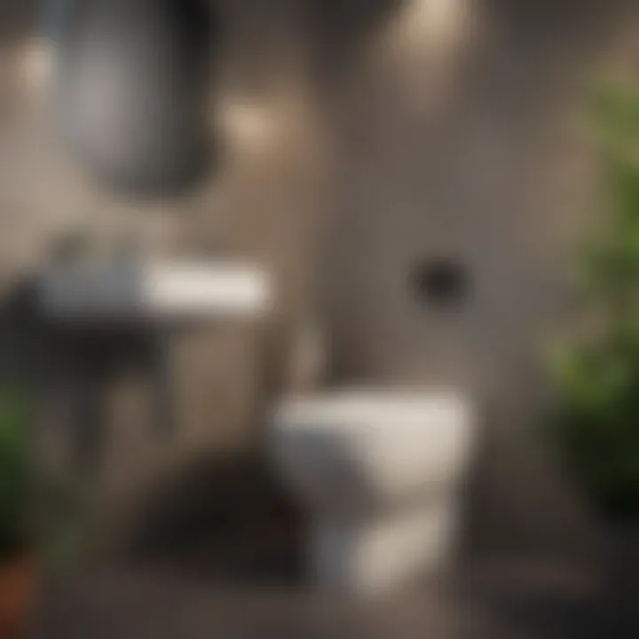 Elegant design of a raised tank toilet