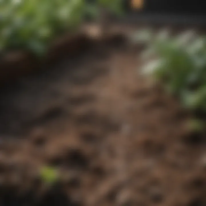 Illustration of various potting mixes including garden soil and alternatives