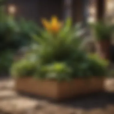 Successful Gardening Post Cardboard Treatment Garden with thriving plants after cardboard application