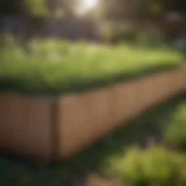Layering Technique for Grass Elimination Layered cardboard in a garden bed