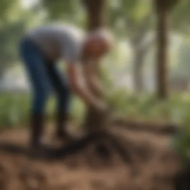 Community Involvement in Tree Planting Initiatives A community engaging in tree planting