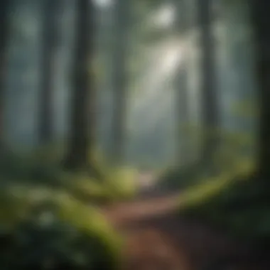 The Beauty of Biodiversity in Forestry A lush forest illustrating biodiversity