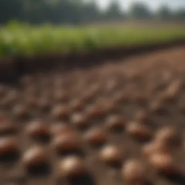 Diagram showcasing the ideal planting timeline for sweet potatoes