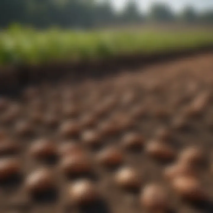 Diagram showcasing the ideal planting timeline for sweet potatoes